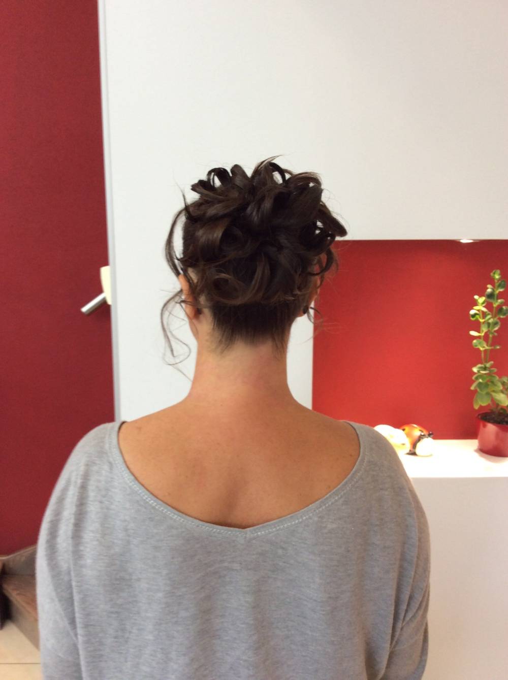 chignon femme